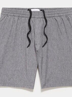 NEW Flint Park Advantage Tennis Shorts Mens LARGE 7" Inseam Unlined Charcoal